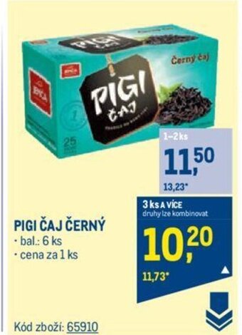 Makro PIGI ČAJ ČERNÝ nabídka