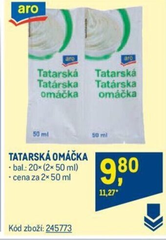 Makro TATARSKÁ OMÁČKA nabídka