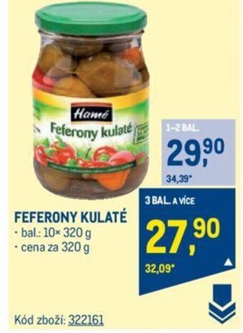 Makro FEFERONY KULATÉ nabídka
