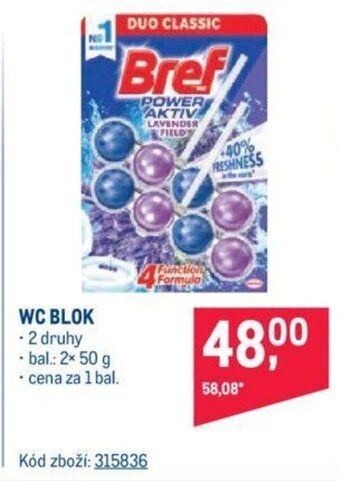 Makro WC BLOK nabídka