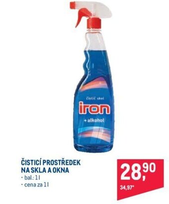 Makro ČISTICÍ PROSTŘEDEK NA SKLA A OKNA nabídka