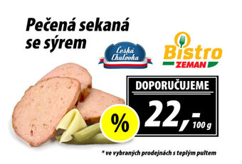 ZEMAN Pečená sekaná se sýrem nabídka