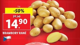 Lidl BRAMBORY RANÉ nabídka