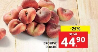 Lidl BROSKVE PLOCHÉ nabídka