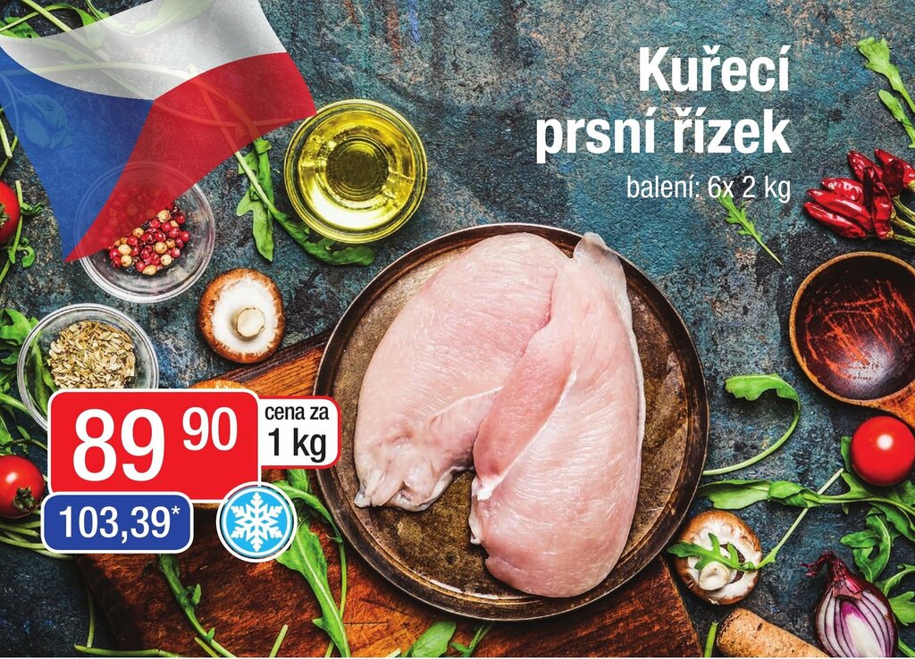 Qanto Kuřecí prsní řízek nabídka