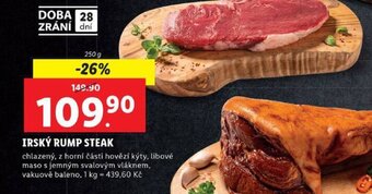 Lidl IRSKÝ RUMP STEAK nabídka
