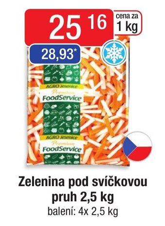 Qanto Zelenina pod svíčkovou pruh 2,5 kg nabídka