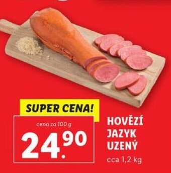 Lidl HOVĚZÍ JAZYK UZENÝ nabídka