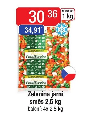 Qanto Zelenina jarní směs 2,5 kg nabídka