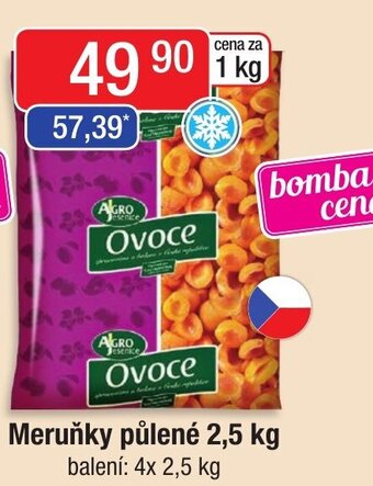 Qanto Meruňky půlené 2,5 kg nabídka