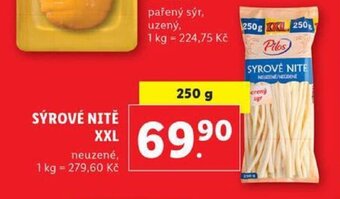 Lidl SÝROVÉ NITĚ XXL nabídka
