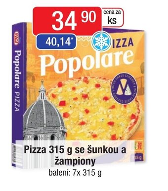 Qanto Pizza 315 g se šunkou a žampiony nabídka