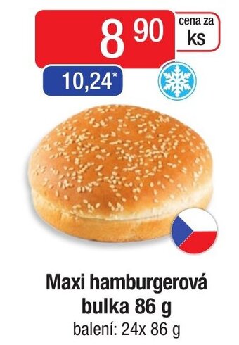 Qanto Maxi hamburgerová bulka 86 g nabídka