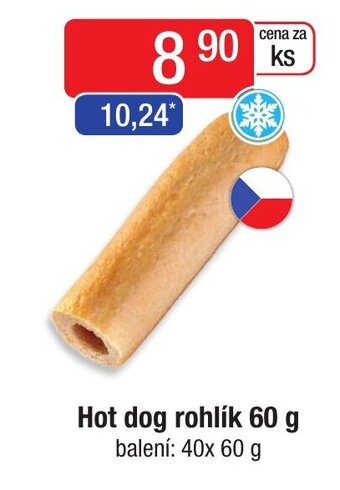 Qanto Hot dog rohlík 60 g nabídka
