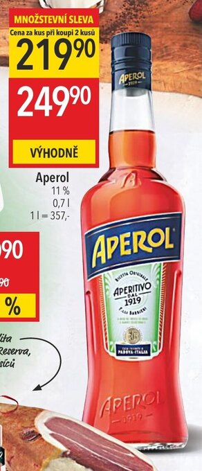 Globus Aperol nabídka