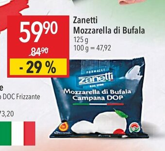 Globus Zanetti Mozzarella di Bufala nabídka