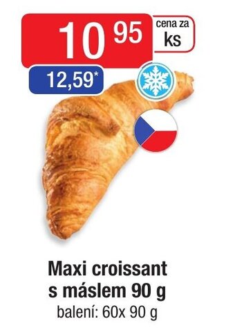Qanto Maxi croissant s máslem 90 g nabídka