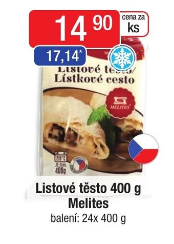Qanto Listové těsto 400 g Melites nabídka