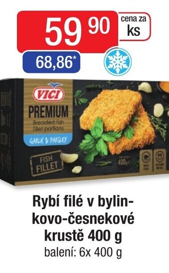 Qanto Rybí filé v bylin-kovo-česnekové krustě 400 g nabídka