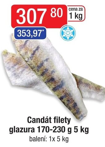 Qanto Candát filety glazura 170-230 g 5 kg nabídka