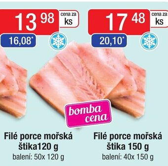Filé porce mořská štika