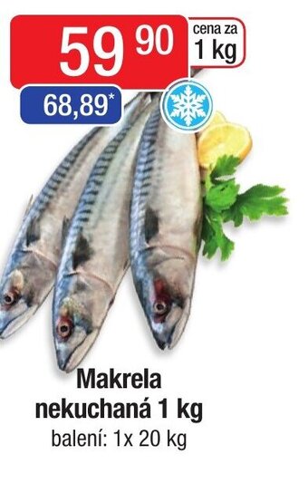 Qanto Makrela nekuchaná 1 kg nabídka