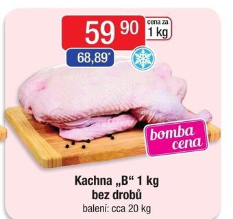 Kachna ,,B" 1 kg bez drobů
