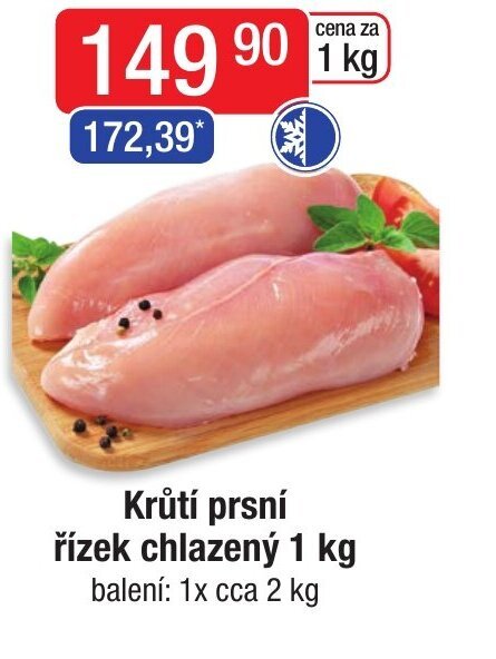 Qanto Krůtí prsní řízek chlazený 1 kg nabídka