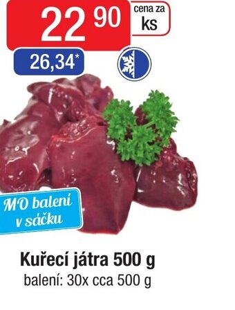 Qanto Kuřecí játra 500 g nabídka