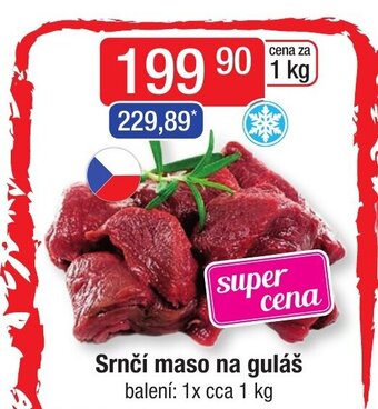 Qanto Srnčí maso na guláš nabídka