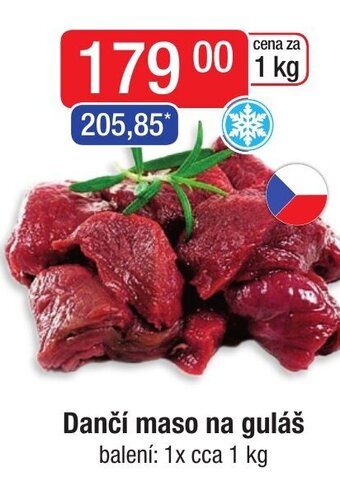 Qanto Dančí maso na guláš nabídka