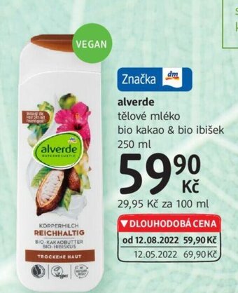 dm drogerie alverde nabídka