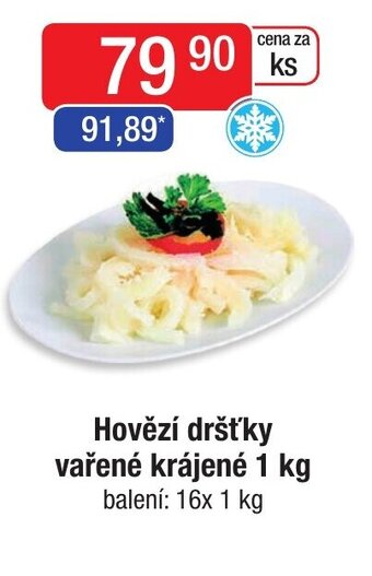 Qanto Hovězí dršťky vařené krájené 1 kg nabídka