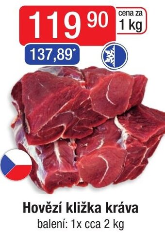 Qanto Hovězí kližka kráva nabídka
