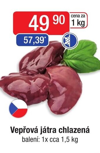 Qanto Vepřová játra chlazená nabídka