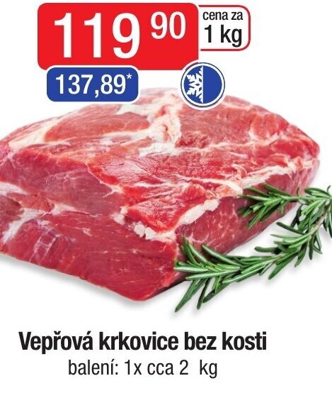 Qanto Vepřová krkovice bez kosti nabídka