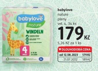 dm drogerie babylove nature pleny nabídka