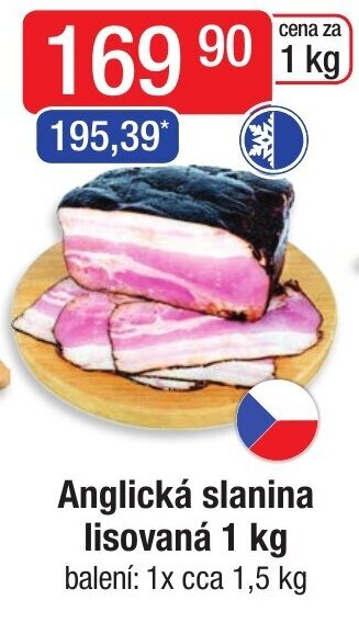 Qanto Anglická slanina lisovaná 1 kg nabídka