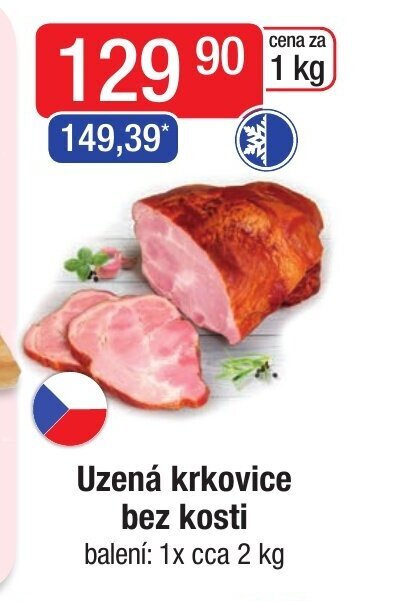 Qanto Uzená krkovice bez kosti nabídka