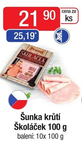 Qanto Šunka krůtí Školáček 100 g nabídka