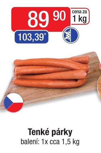 Qanto Tenké párky nabídka