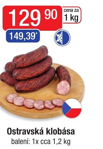 Qanto Ostravská klobása nabídka