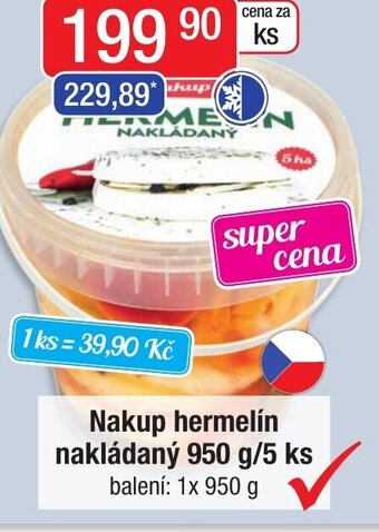 Qanto Nakup hermelín nakládaný 950 g/5 ks nabídka