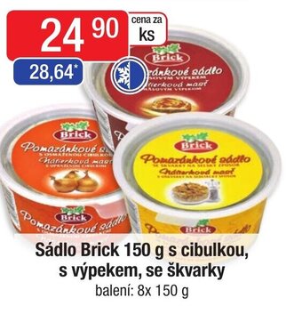 Qanto Sádlo Brick 150 g s cibulkou, s výpekem, se škvarky nabídka