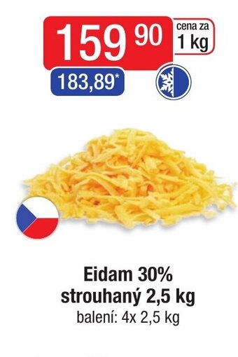 Qanto Eidam 30% strouhaný 2,5 kg nabídka