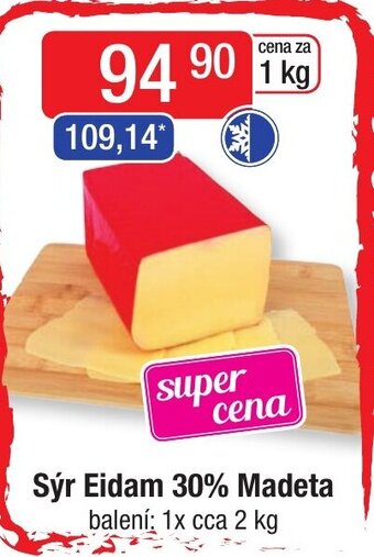 Qanto Sýr Eidam 30% Madeta nabídka