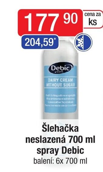 Qanto Šlehačka neslazená 700 ml spray Debic nabídka