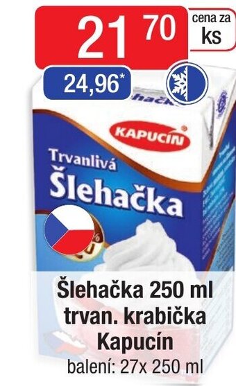 Qanto Šlehačka 250 ml trvan. krabička Kapucín nabídka