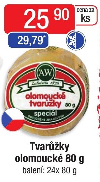 Qanto Tvarůžky olomoucké 80 g nabídka