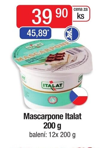 Qanto Mascarpone Italat 200 g nabídka